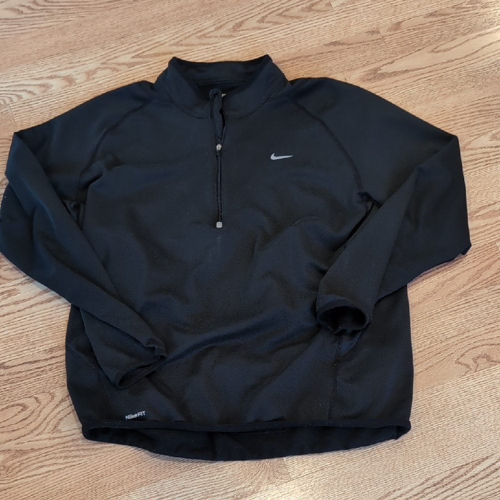 Nike Black Performance Jacket Lightweight Athletic